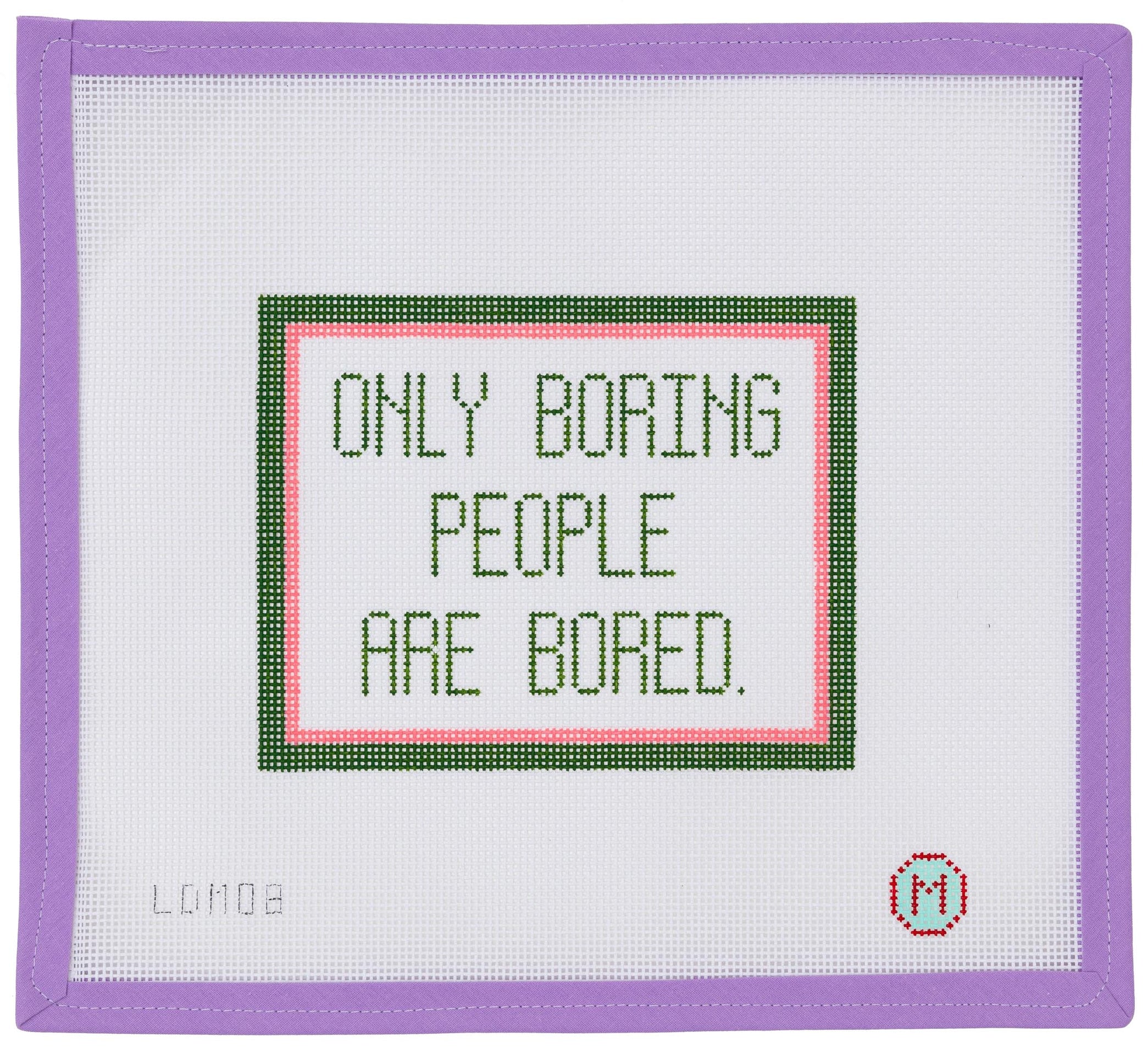 Boring People Needlepoint Canvas from Lycette Designs. Needlepoint ...